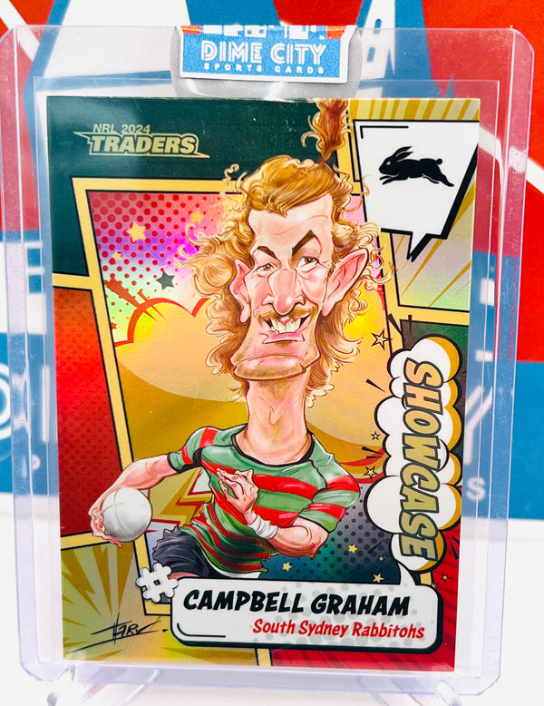 NRL Traders 2024 Showcase Caricatures Case Card #/60