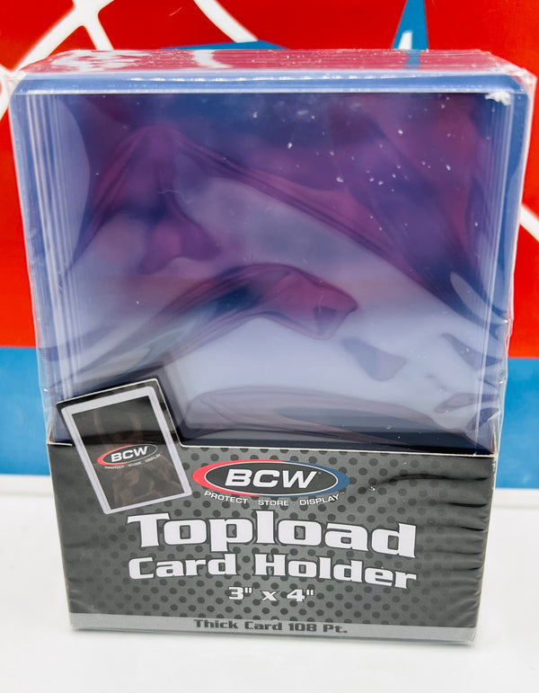 BCW Toploaders (Clear 108pt 10s)