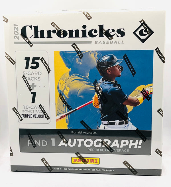 Panini Chronicles MLB Baseball 2021 Mega Box