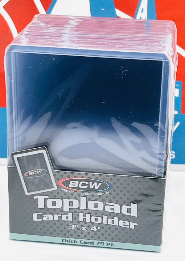 BCW Toploaders (Clear 79pt 25s)