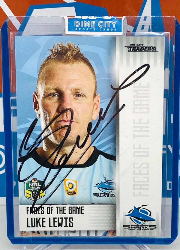 NRL Traders 2017 Faces of the Game In Person Autograph Insert
