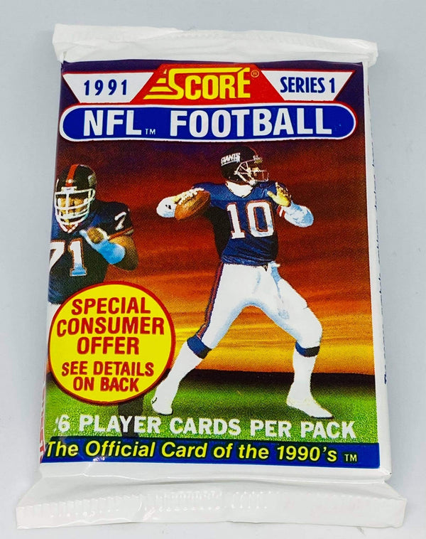 Score NFL 1991 Series 1 Pack (16 Cards)