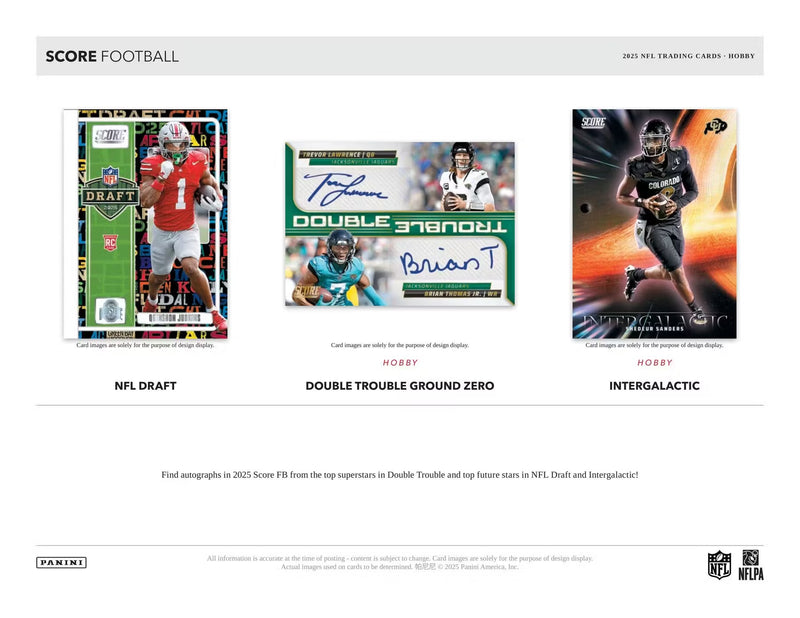 Panini NFL Score 2025 Hobby Box