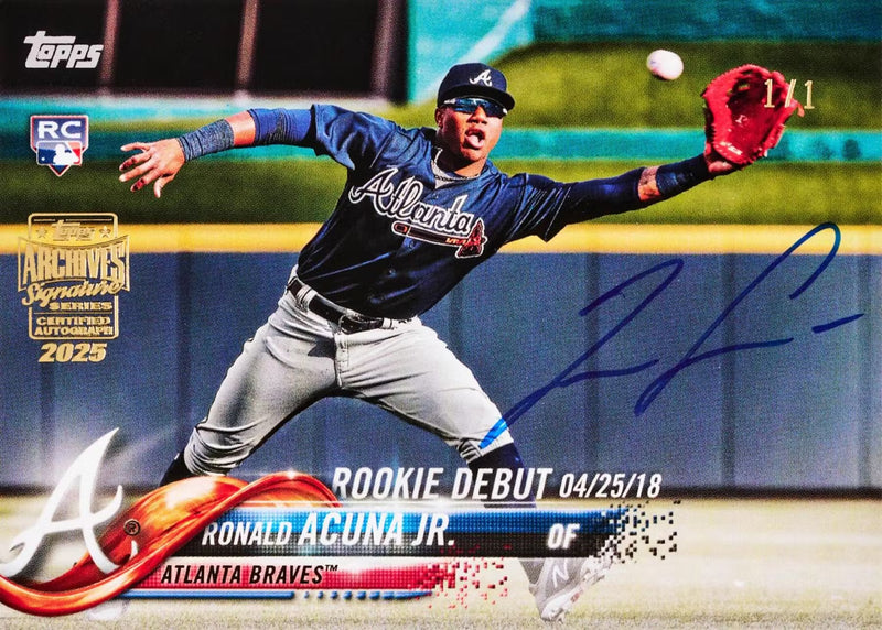 Topps 2025 MLB Archives Signatures Series Hobby Box