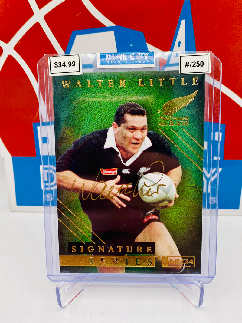 Ineda 1997 Rugby All Blacks Signature Series On Card Autograph #/250