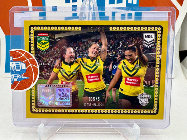 NRL Elite Las Vegas NRLW Jillaroos Case Card #/20