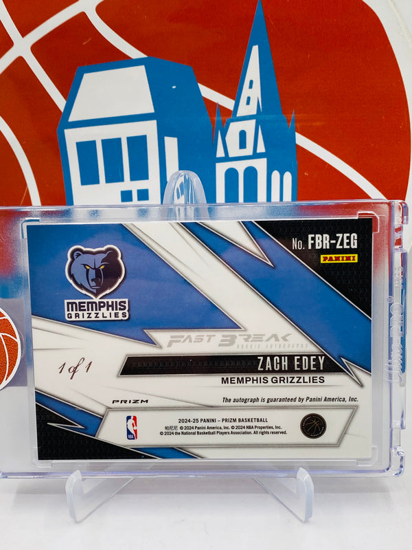 Panini Prizm 2024-25 Fast Break Rookie Autograph Black #1/1