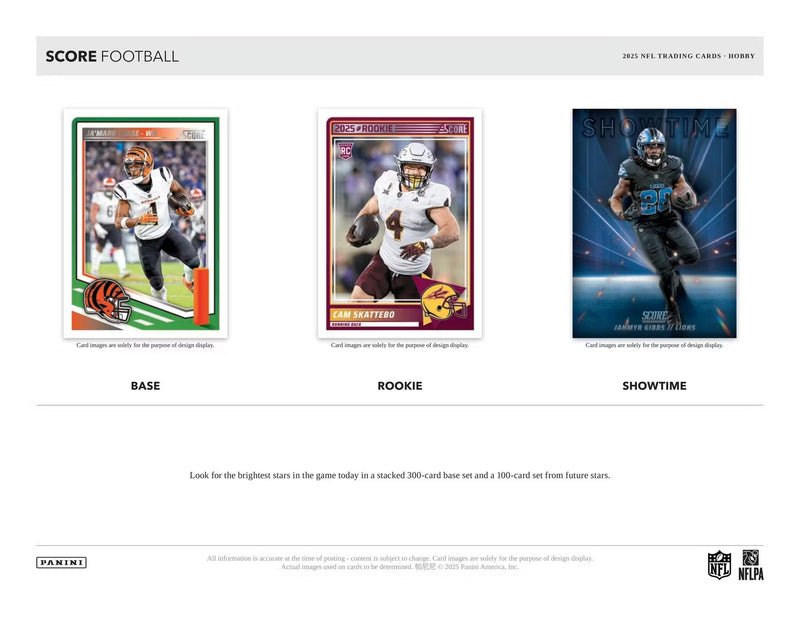Panini NFL Score 2025 Hobby Box