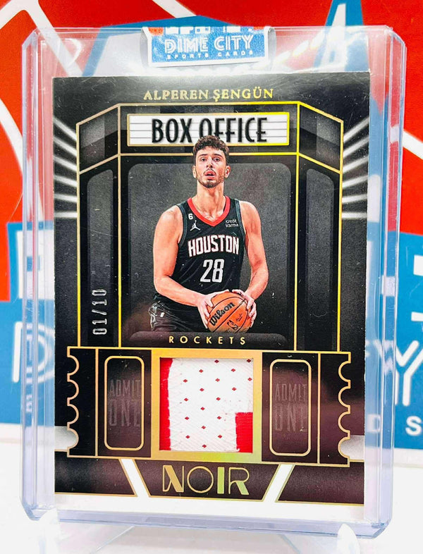 Panini Noir 2022-23 Box Office Memorabilia Game used Patch #/10