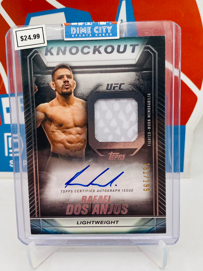 Topps UFC 2024 Knockout On Card Patch Auto #/199