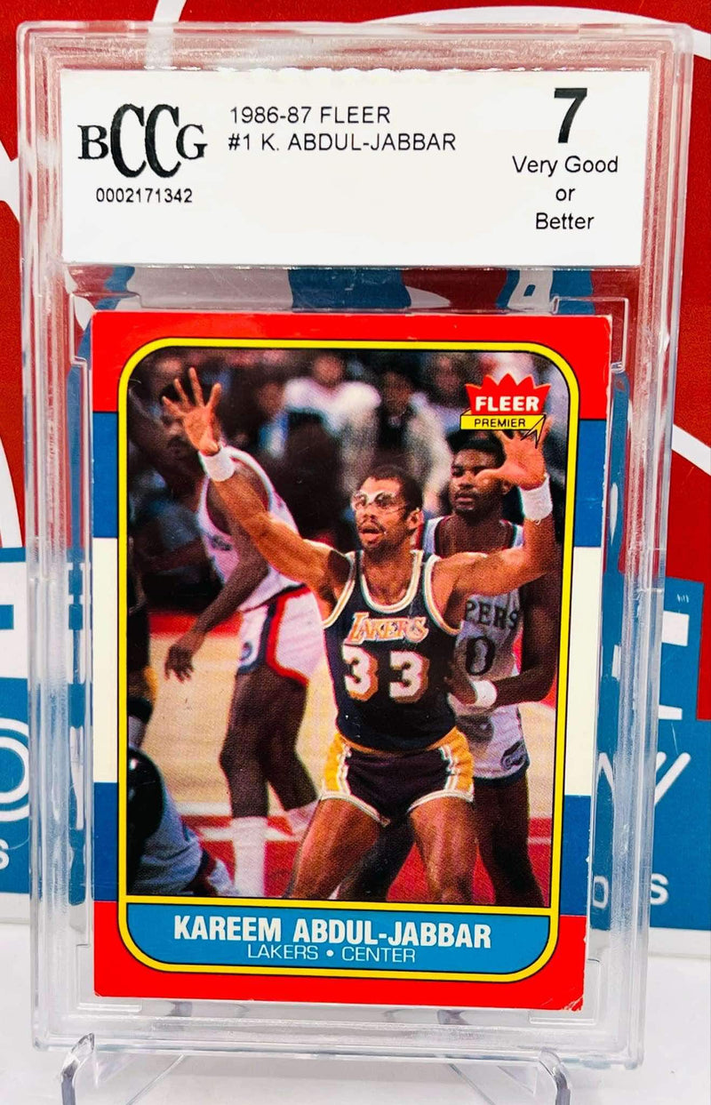 Fleer 1986-87 #1 BCCG 7