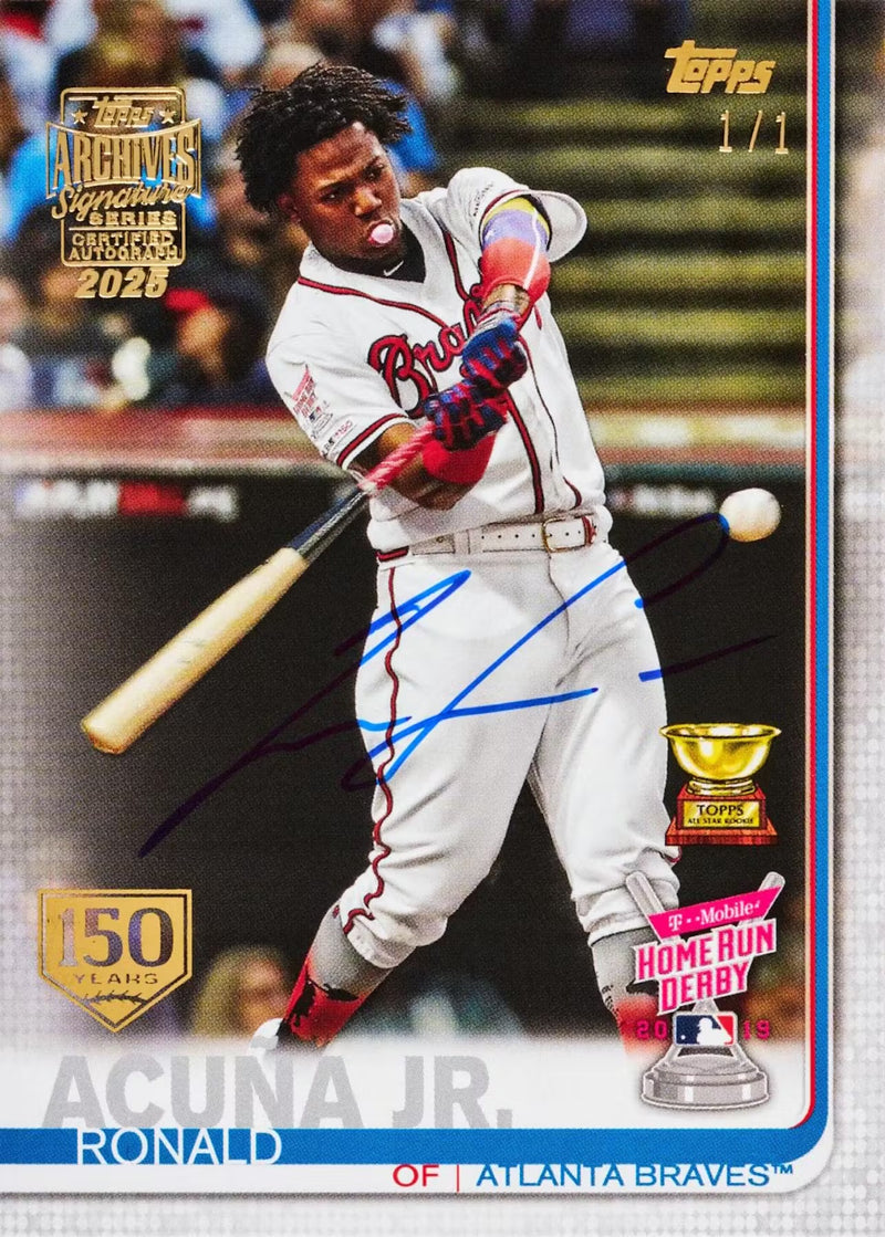 Topps 2025 MLB Archives Signatures Series Hobby Box