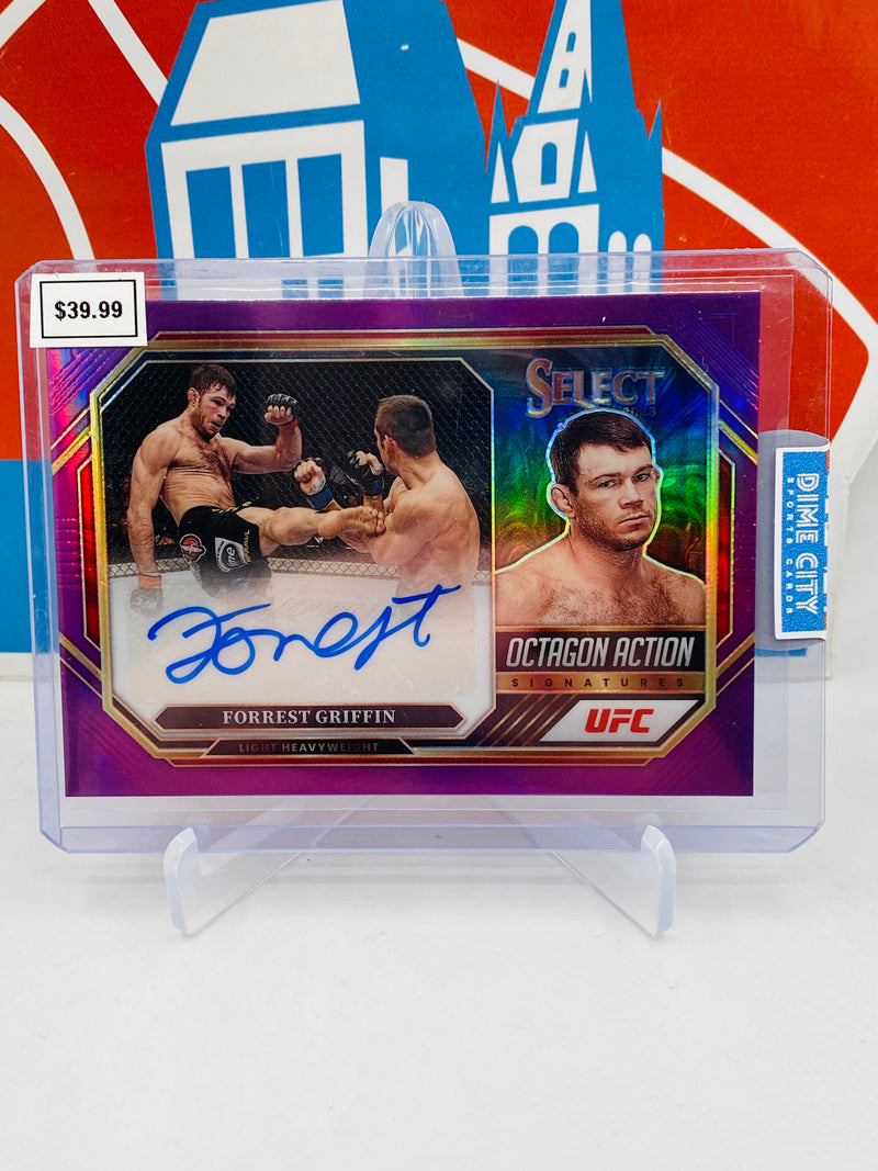 Panini Select 2023 Octagon Action Signatures #/49