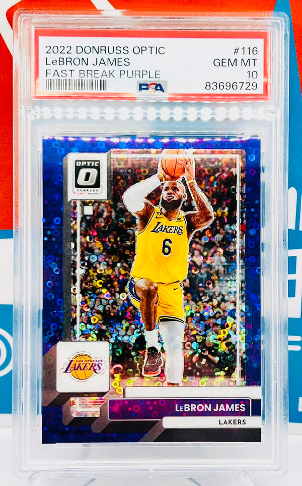 2022 Optic Fastbreak Purple /99 PSA 10