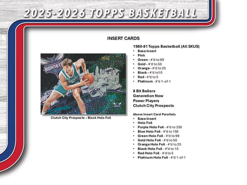 Topps NBA 2025-26 Hobby Pack