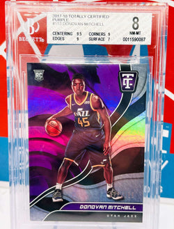 Panini Totally Certified 2017-18 Purple Rookie #/199 BGS 8