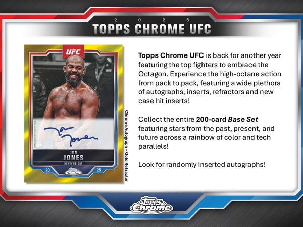 Topps Chrome UFC 2025 Blaster Box