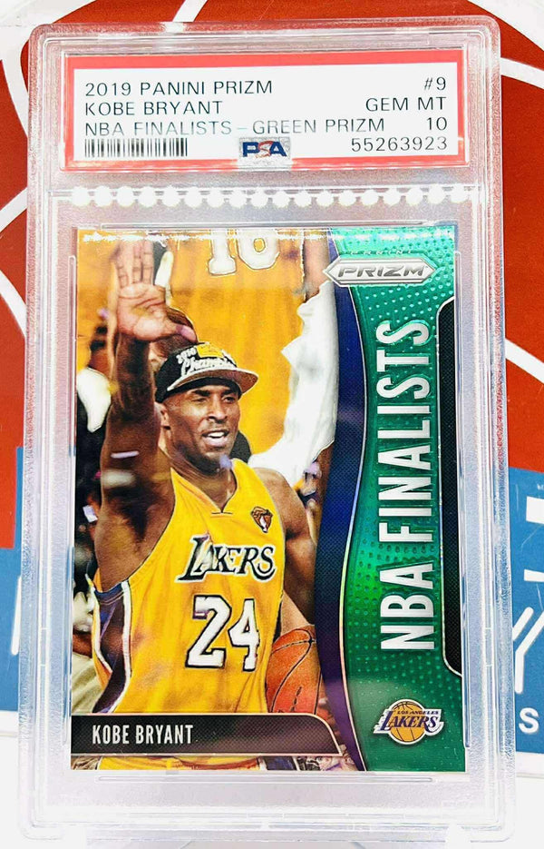 Panini Prizm 2019-20 NBA Finalists Green Prizm PSA 10