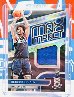 Panini Spectra 2023-24 Max Impact RC Patch #/149
