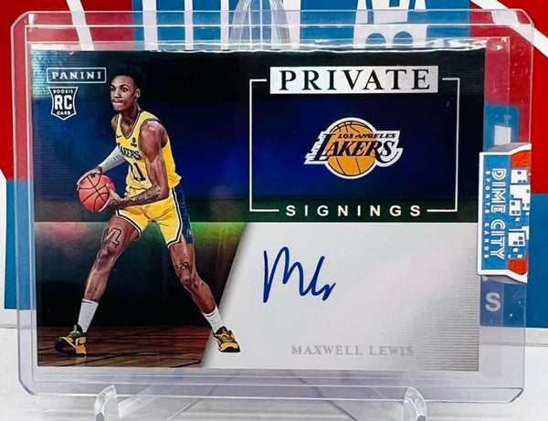 Panini 2023-24 Private Signings On Card RC Autograph