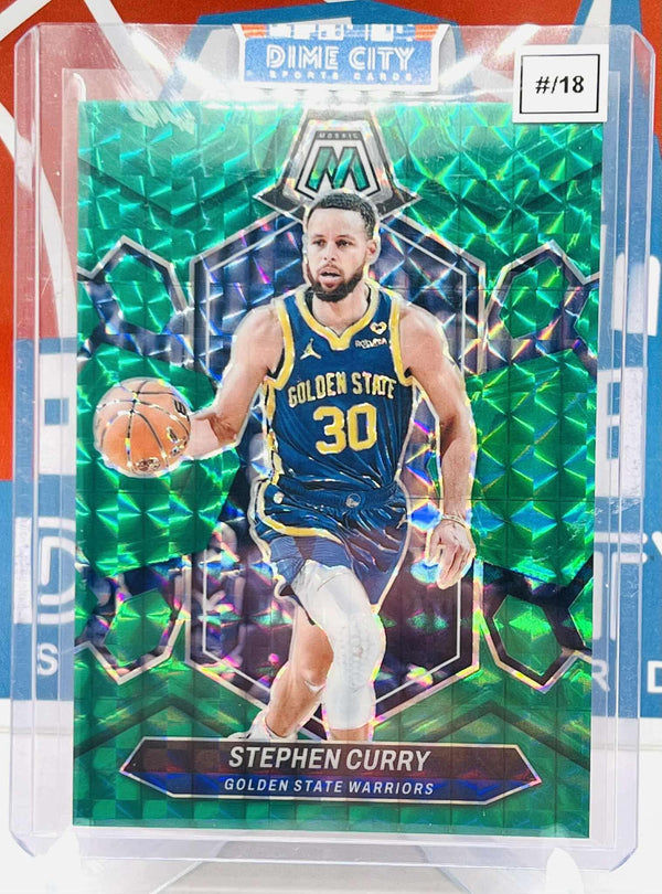 Panini Mosaic 2023-24 Green Fusion Choice Prizm #/18