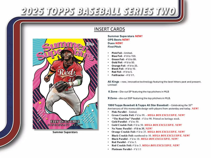 Topps MLB 2025 Series 2 Blaster Box