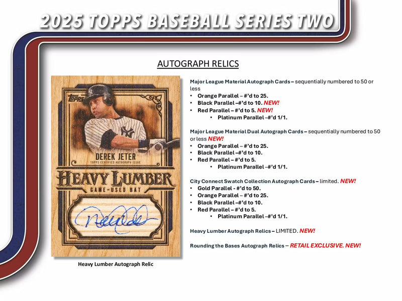 Topps MLB 2025 Series 2 Blaster Box