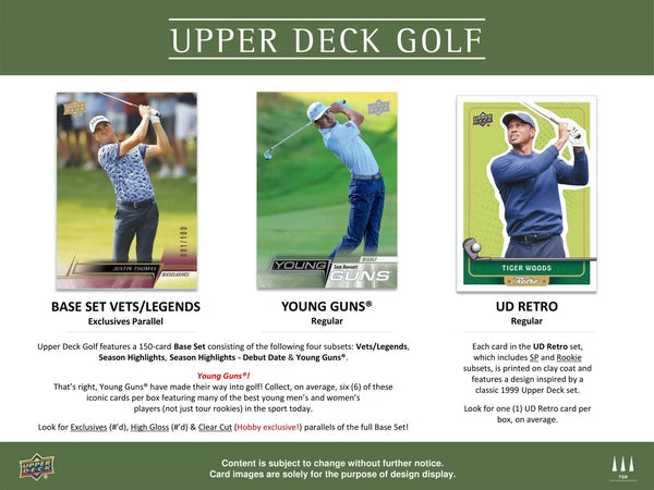 Upper Deck Golf 2024 Hobby Pack