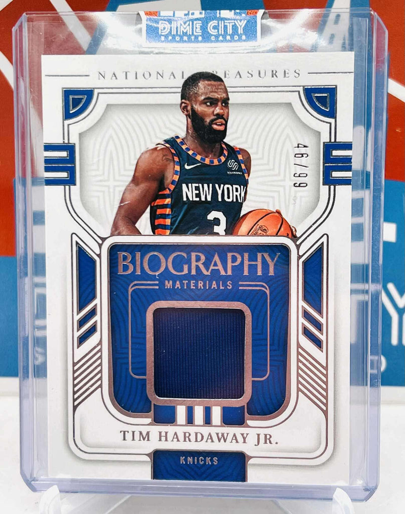 Panini National Treasures 2022-23 Biography Materials Game Used Patch #/99