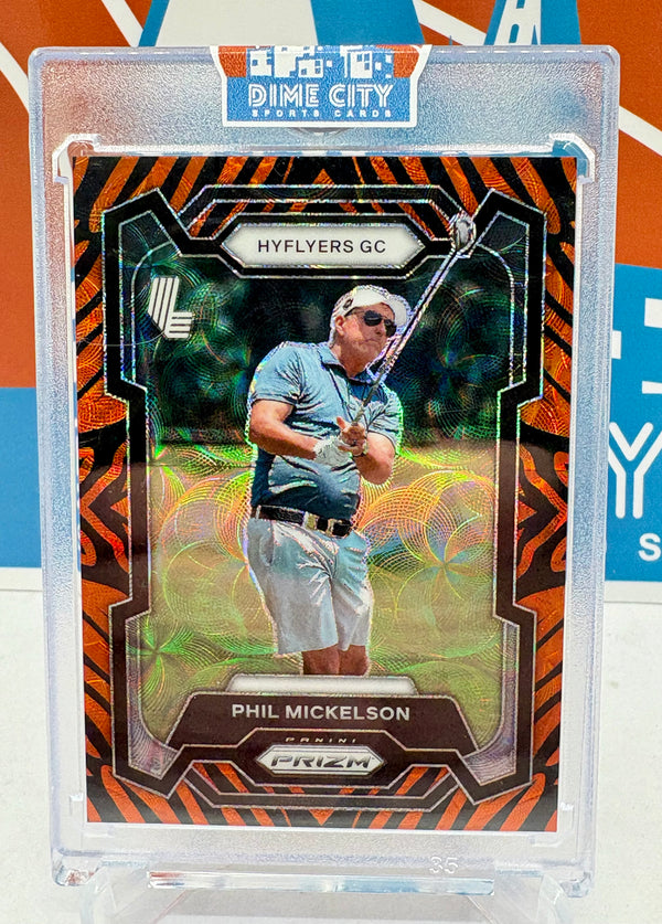 Panini Prizm 2024 LIV Golf Tiger Stripe Prizm SP