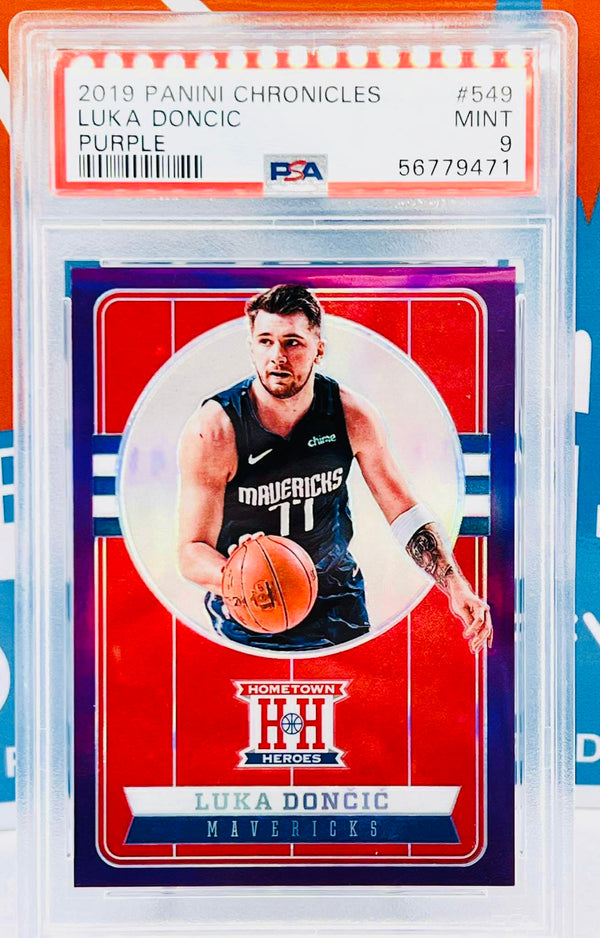 2019 Panini Chronicles Hometown Heroes Purple /49 PSA 9
