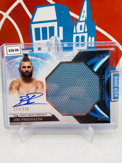 Topps 2024 UFC Knockout Event Used Fight Mat Patch Auto #/199
