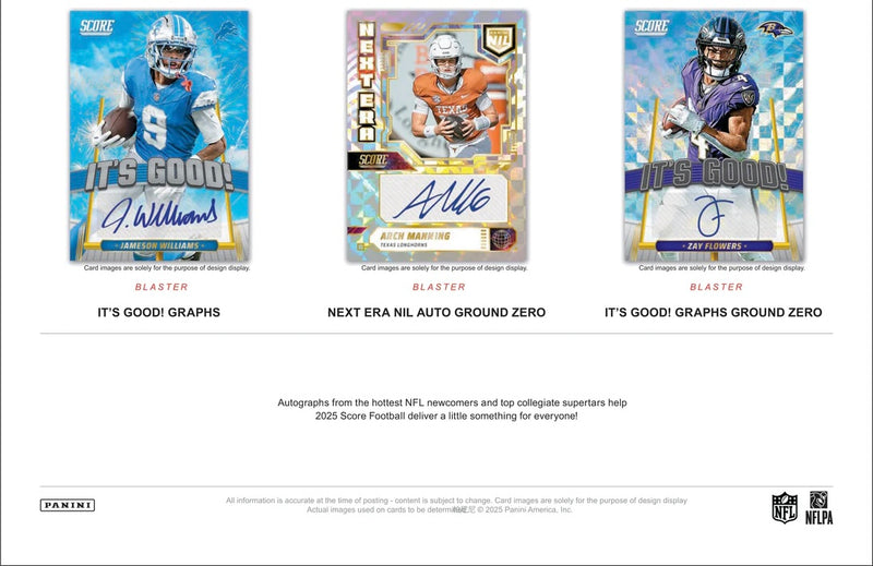 Panini Score NFL 2025 Retail Pack