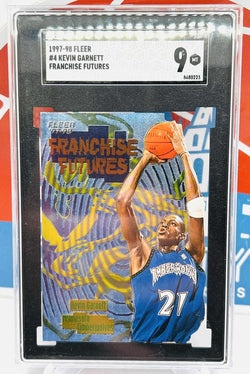 Fleer 1997-98 Franchise Futures Die Cut SGC 9
