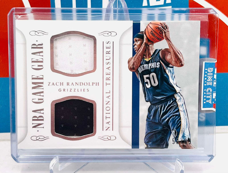 Panini National Treasures 2014-15 NBA Game Gear Dual Game worn patch #/99