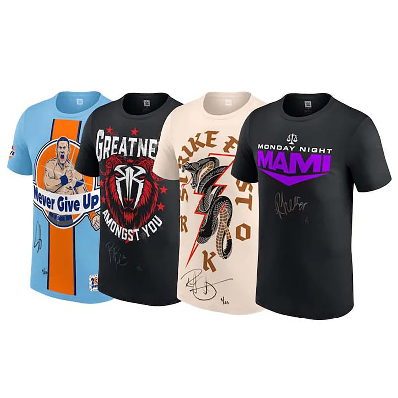 Fanatics WWE Under Wraps Signed Walk Out T Shirt