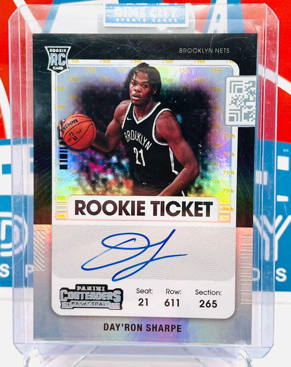 Panini Contenders 2021-22 Rookie Ticket On Card Autograph