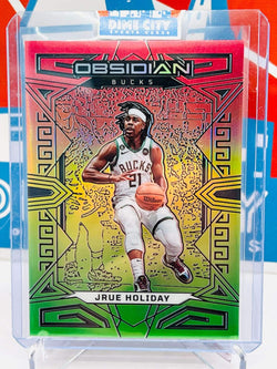 Jrue Holiday Panini Obsidian 2022-23 Electric Etch #/75