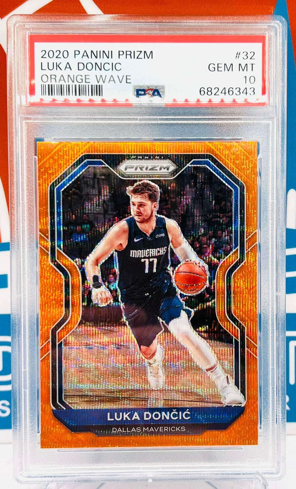 Panini Prizm 2020-21 Orange Wave Prizm #/60 PSA 10