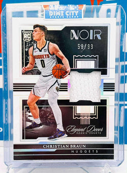 Panini Noir 2022-23 Elegant Decor Rookie Jerseys #/99