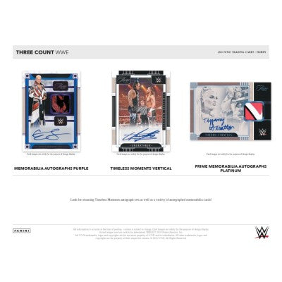 Panini WWE 2024 Three Count Hobby Box