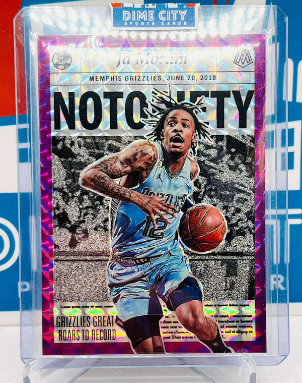 Panini Mosaic 2022-23 Notoriety Insert Purple Prizm #/99