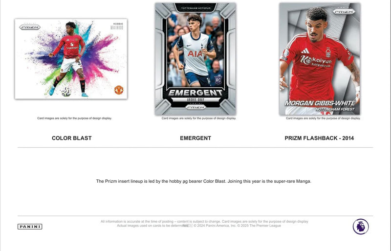 Panini Prizm 2024-25 EPL Choice Hobby Box