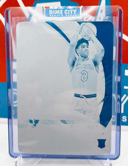 Panini Immaculate 2021-22 Rookie Logoman Autographs Printing Plate Cyan Plate #/1