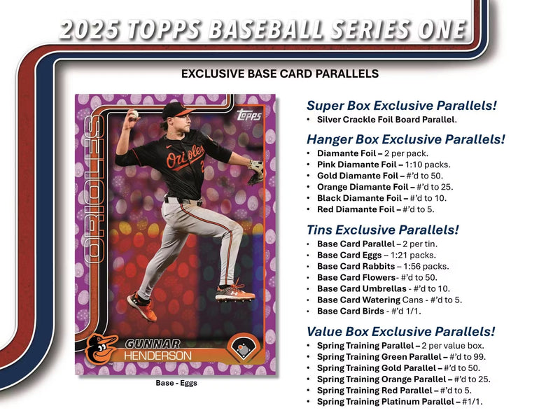 Topps 2025 Series One MLB Hanger Box