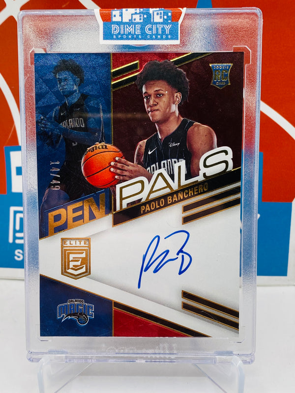 Panini Elite 2022-23 PenPals Rookie On Card Autograph #/49