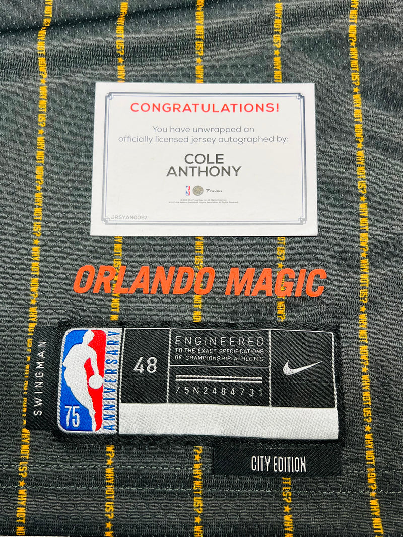 Fanatics 75th Anniversary NBA Officially Licensed Magic Mixtape Signed Jersey (From His rookie Year)