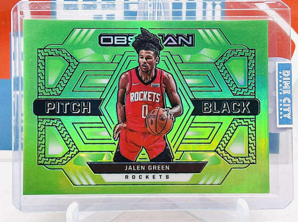 Panini Obsidian Pitch Black Green Flood RC