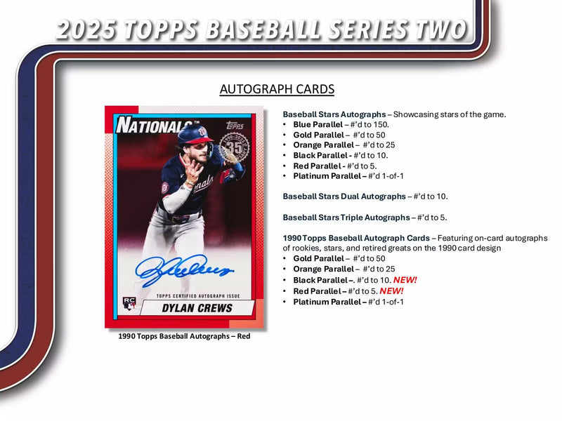 Topps MLB 2025 Series 2 Blaster Box