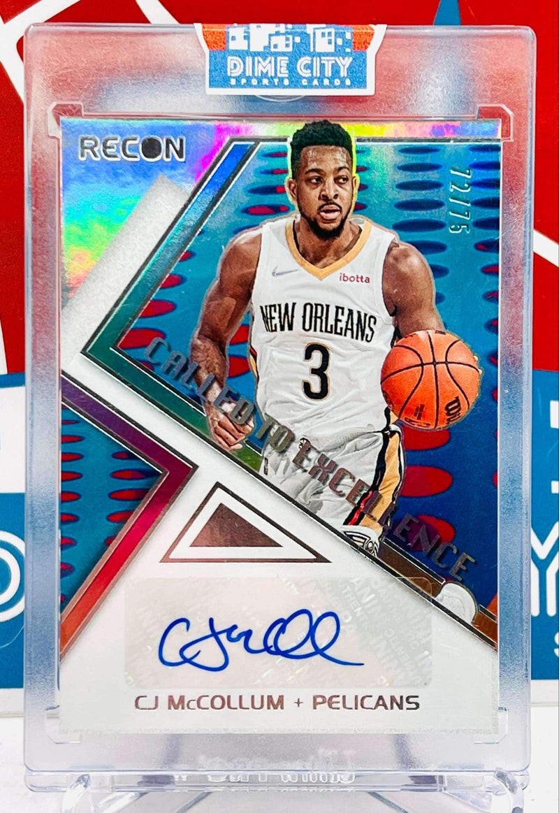 Panini Recon 2021-22 Called to Excellence Autograph #/75